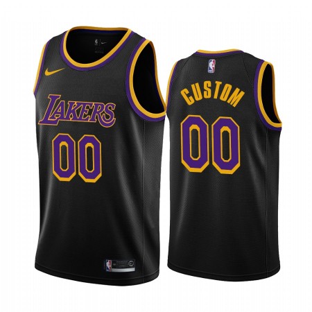Herren NBA Los Angeles Lakers Trikot Benutzerdefinierte 2020-21 Earned Edition Swingman